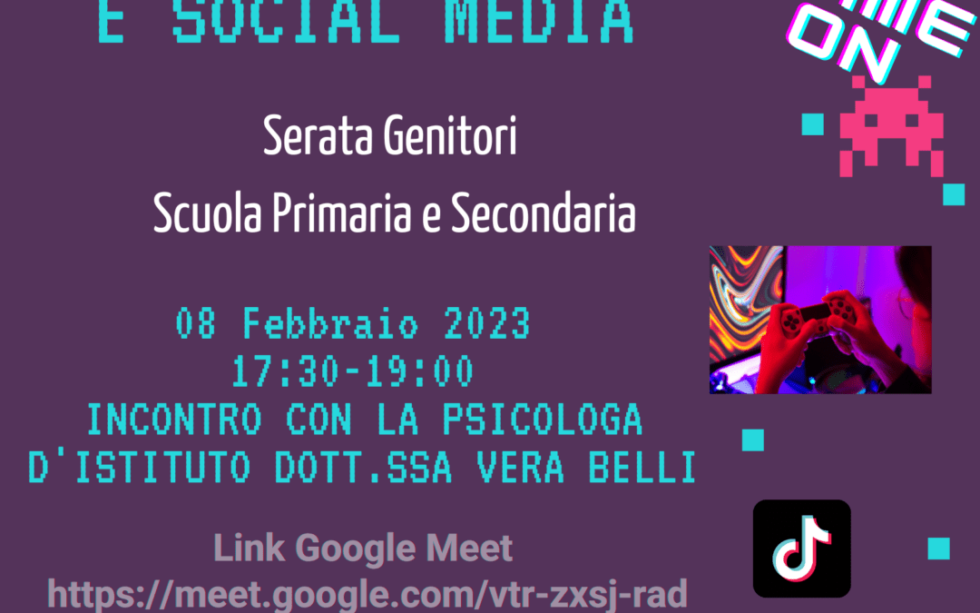 Uso consapevole di videogiochi e social media