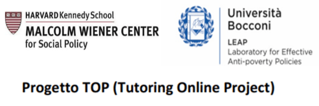 Progetto TOP (Tutoring Online Project) – Università Bocconi e Harvard University